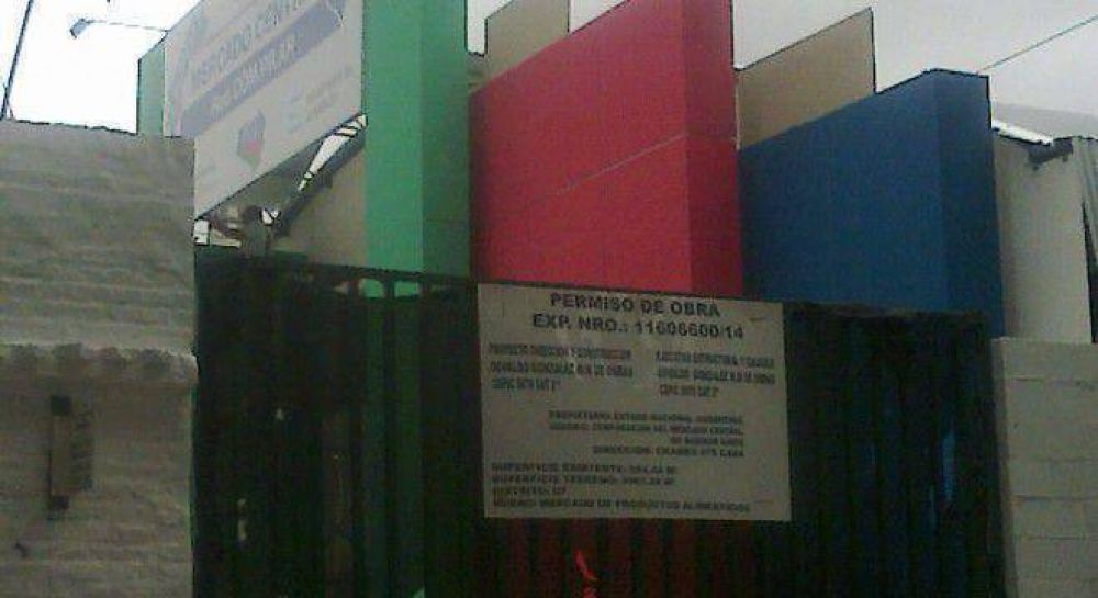 La Campora y Samid desaf�an a la Justicia y siguen las obras del Mercado Central de Colegiales