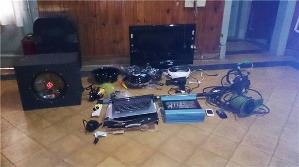 Se recuperaron elementos que hab�an sido robados