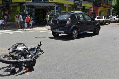 Aunque hay menos tr�nsito, siguen los choques en la Ciudad     