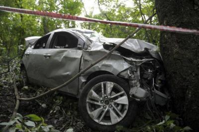 Desbarrancaron en San Javier, en un auto robado