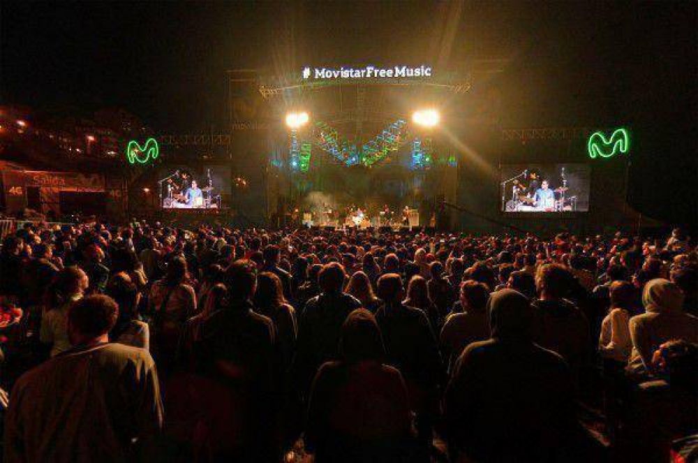 10 mil personas vibraron con Movistar Free Music