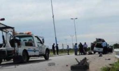 Caminaba por la Circunvalaci�n, la atropellaron y muri�