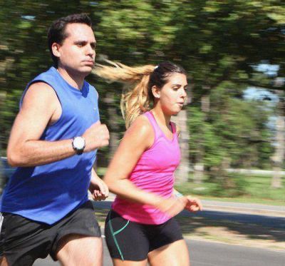 Gelay realiz� un entrenamiento de alto rendimiento con Ail�n Cisneros