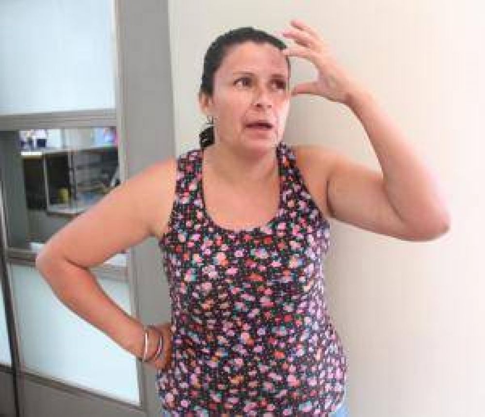 Es menor, est� embarazada y su novio le dio feroz paliza