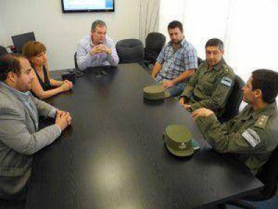 Coordinan con Gendarmer�a los operativos en conjunto