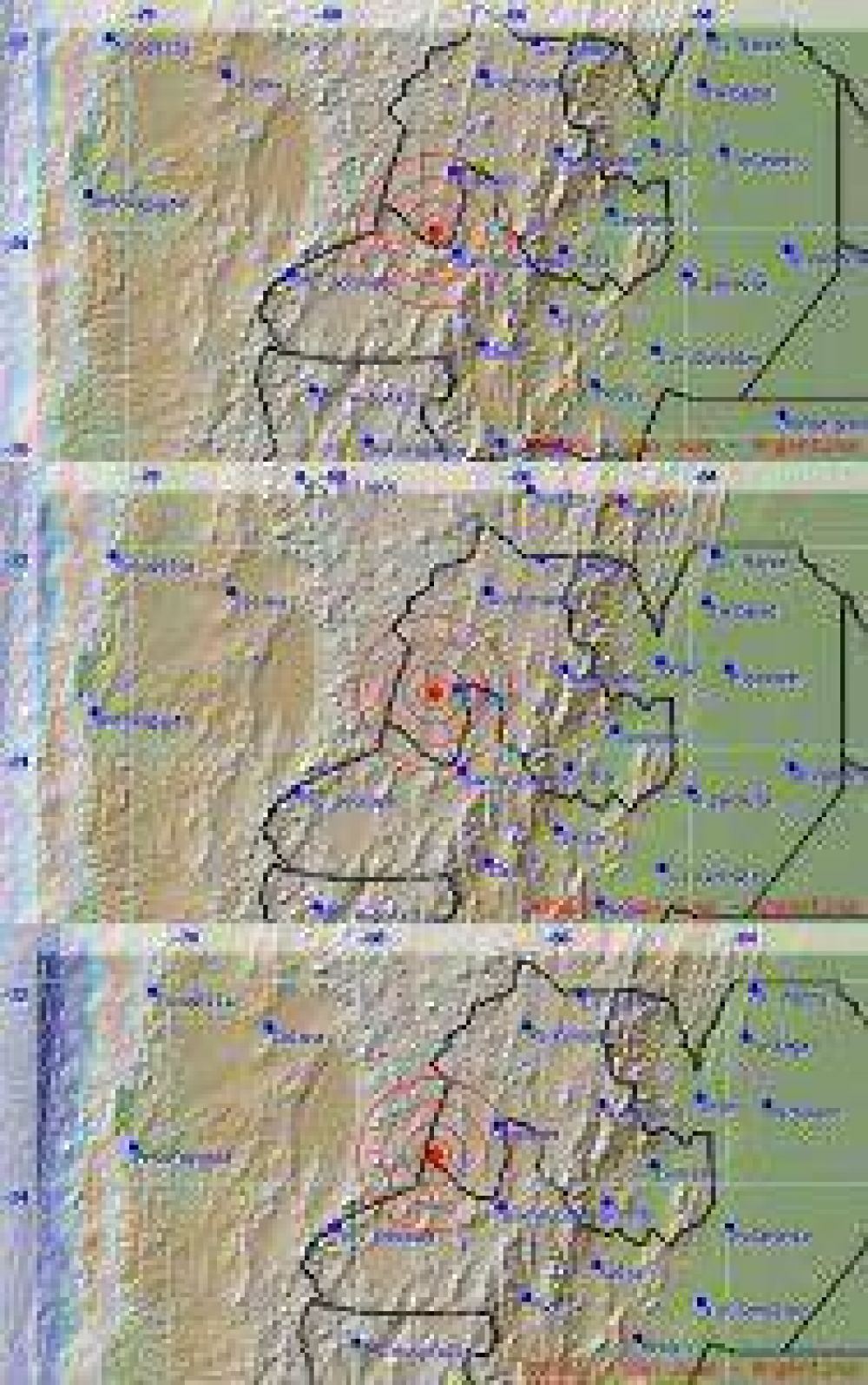 Ayer domingo se registraron tres sismos en Jujuy