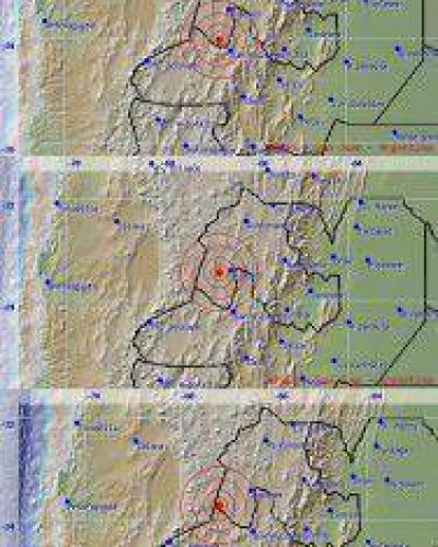 Ayer domingo se registraron tres sismos en Jujuy