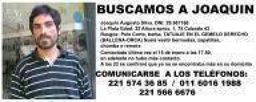 Buscan a un artista pl�stico que desapareci� el jueves pasado en La Plata