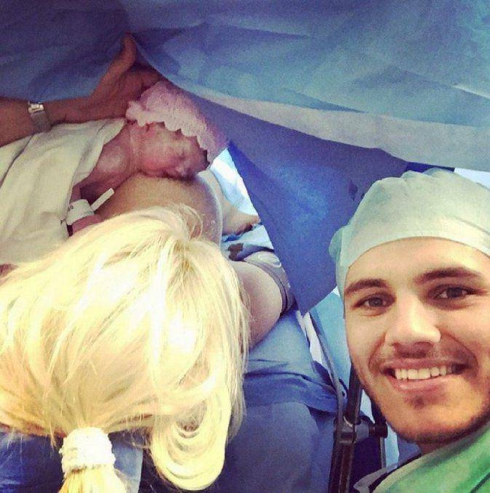 Naci� la hija de Wanda Nara y Mauro Icardi: mir� la primera foto de la beba