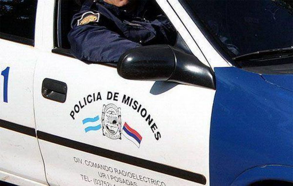 Posadas:Un polic�a fue agredido con un botellazo