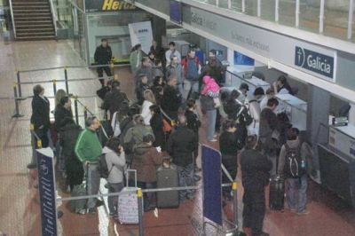 El aeropuerto local presenta altos niveles de actividad en el pa�s