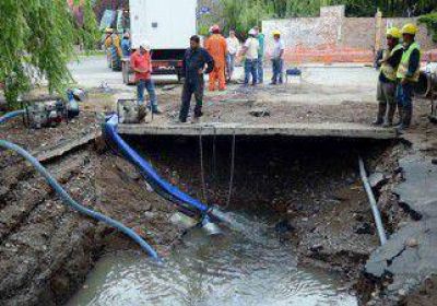 Una docena de barrios segu�a sin agua en Neuqu�n 