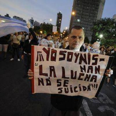La protesta se hizo sentir en La Plata