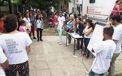 Instalaron m�viles sanitarios en Presidente Per�n