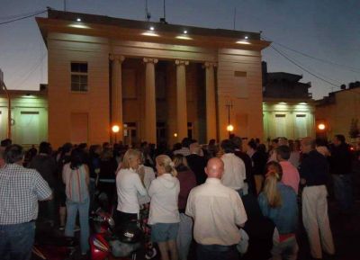 Movilizaci�n tras la muerte de Nisman