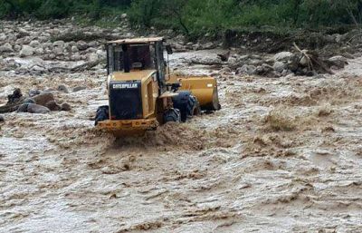 Vialidad Provincial realiza trabajos por crecida de los r�os Wierna y Mojotoro