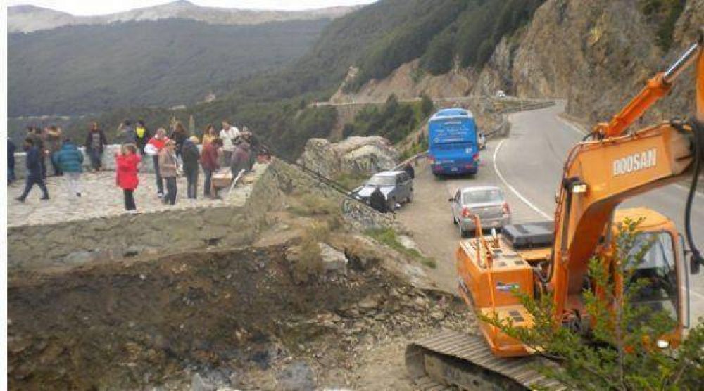 Tierra del Fuego: Concluy� la obra en el Mirador del Paso Garibaldi