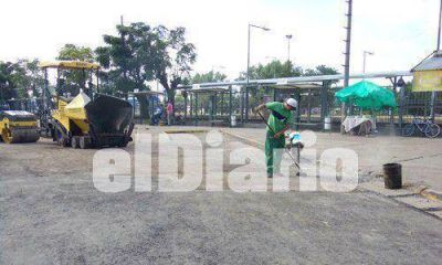 Trabajos de reparaci�n para las calles de la estaci�n