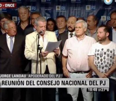 INSFRAN ADHIRI� AL PRONUNCIAMIENTO DE FIRME APOYO A LA PRESIDENTA DEL CONSEJO NACIONAL JUSTICIALISTA