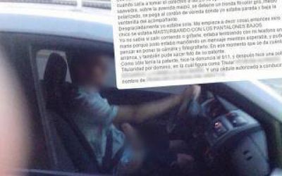 Escrachan a depravado que acosa mujeres en Vicente L�pez