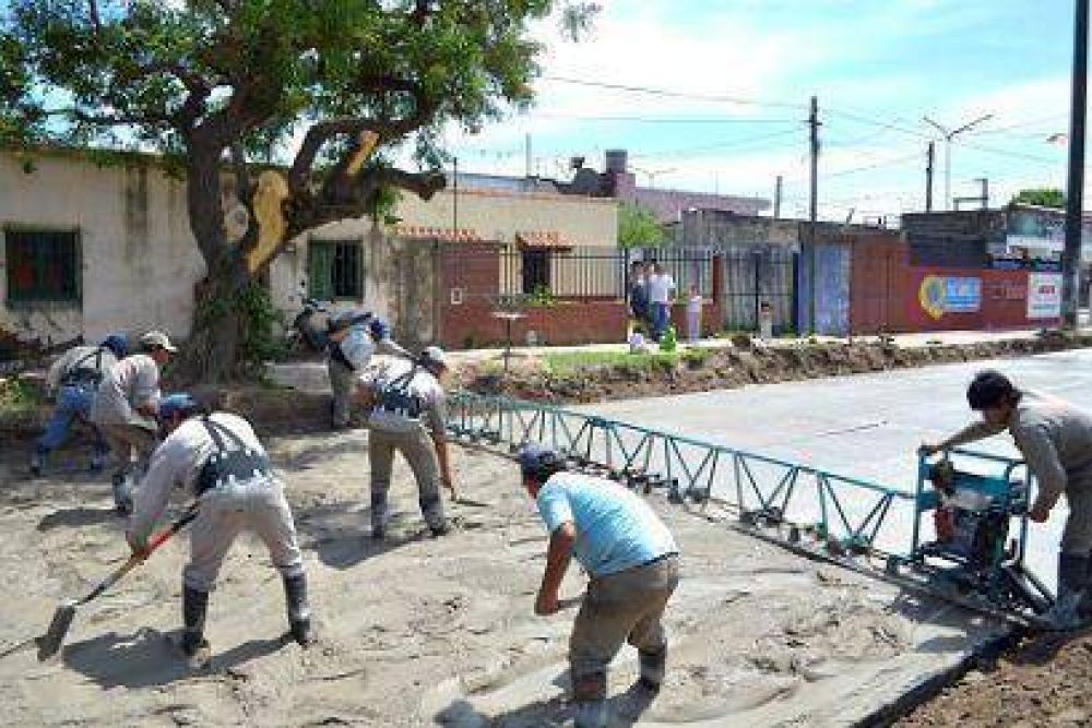 El Municipio avanza con la pavimentacin de calles en los barrios Anah, San Gernimo y San Jos