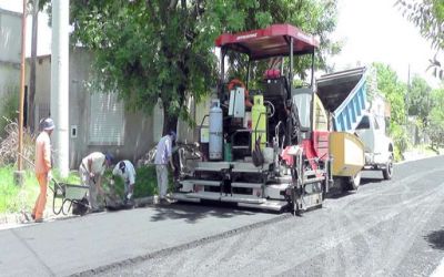 El plan de pavimentaci�n avanza en Santa Teresita