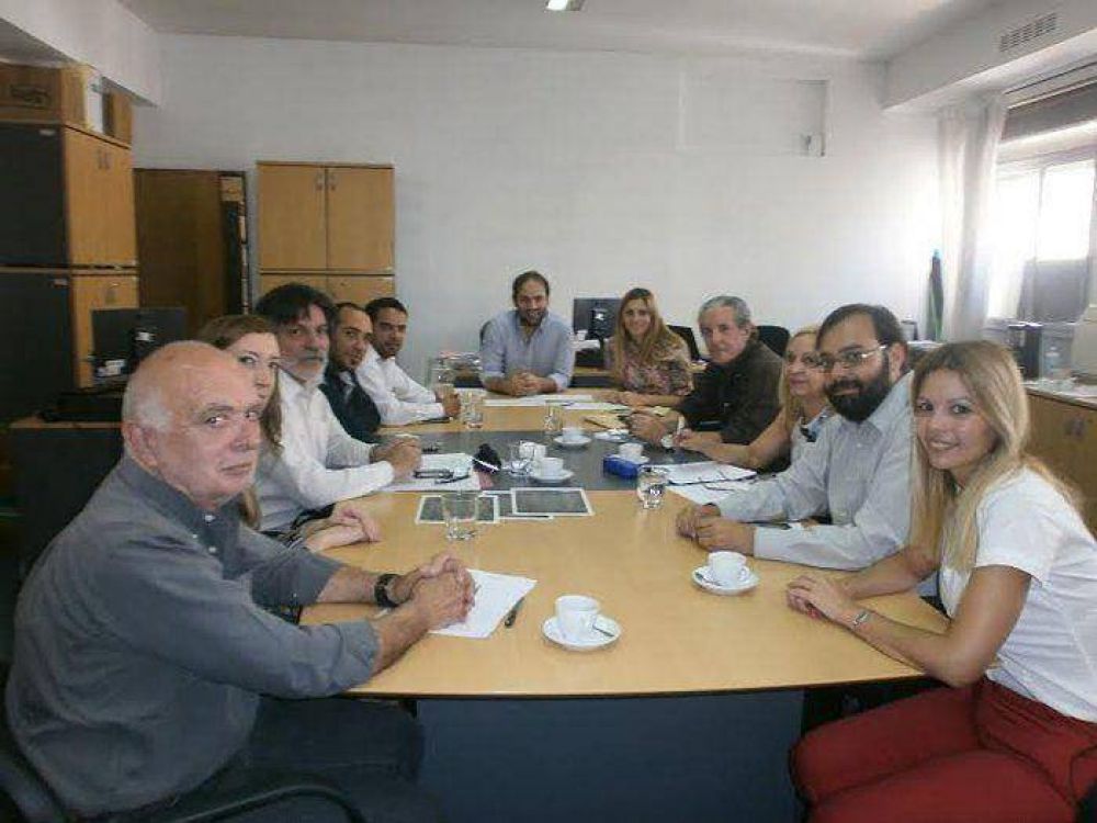 Reuni�n con funcionarios nacionales por trabajos en el predio de la ex curtiembre Piazza