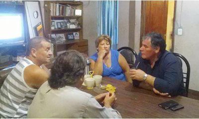Trindade sale a los barrios con mateadas de campa�a