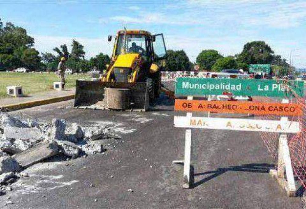 Municipio platense contin�a con el plan de repavimentaci�n