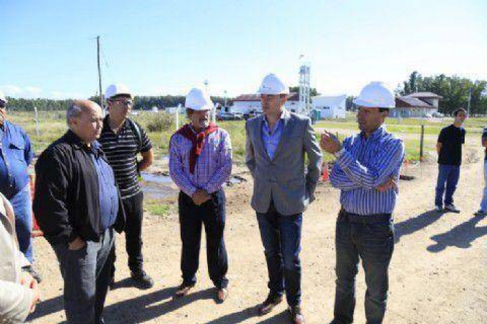 Avanzan obras de gas para La Plata y Brandsen