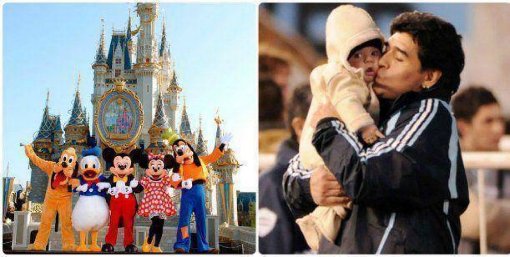 La trama secreta de los Maradona para que Diego no vaya con su nieto a Disney