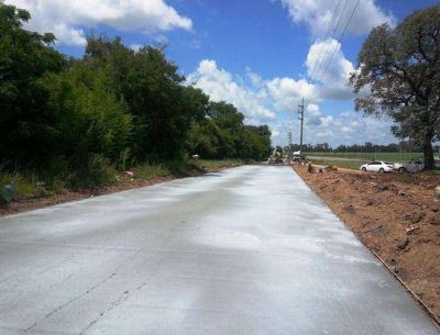 Avanzan a buen ritmo las obras de pavimentaci�n de la calle Las Heras