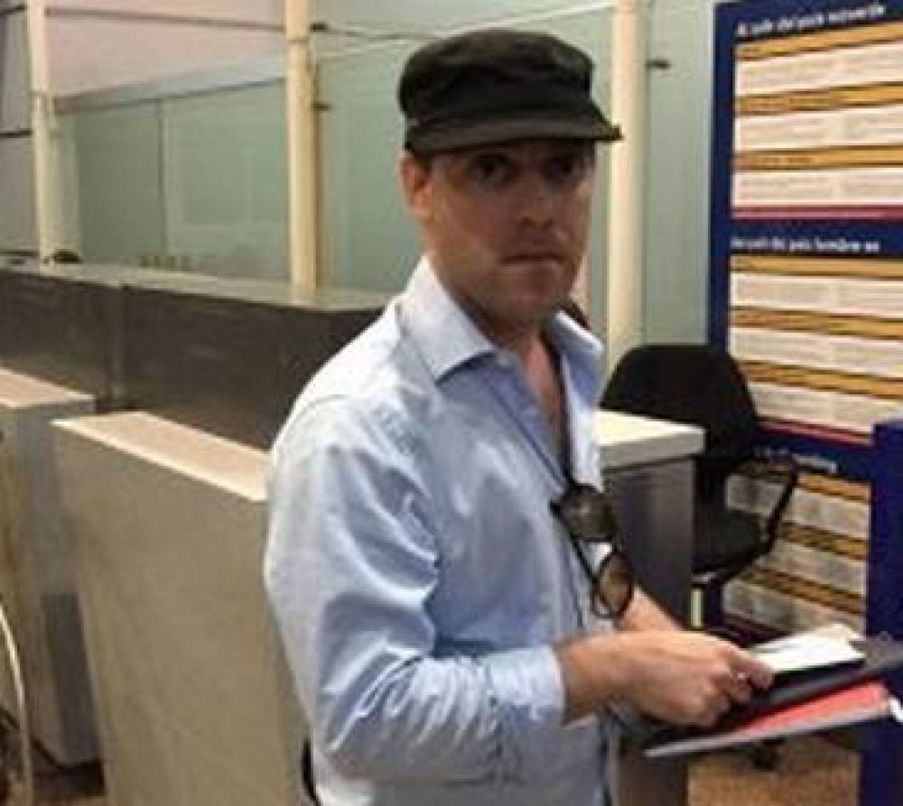 Dio la primicia de la muerte de Nisman y ayer se fue del pa�s