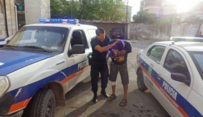 La polic�a aprehendi� a un sujeto por da�o