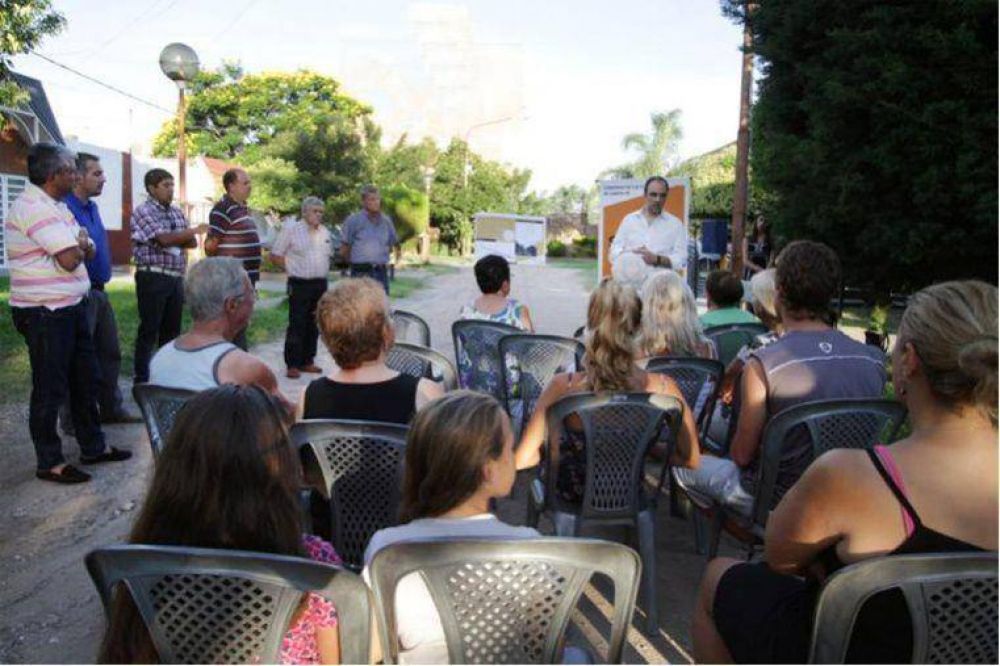 Se realizar� otra obra de pavimento articulado en barrio Barranquitas
