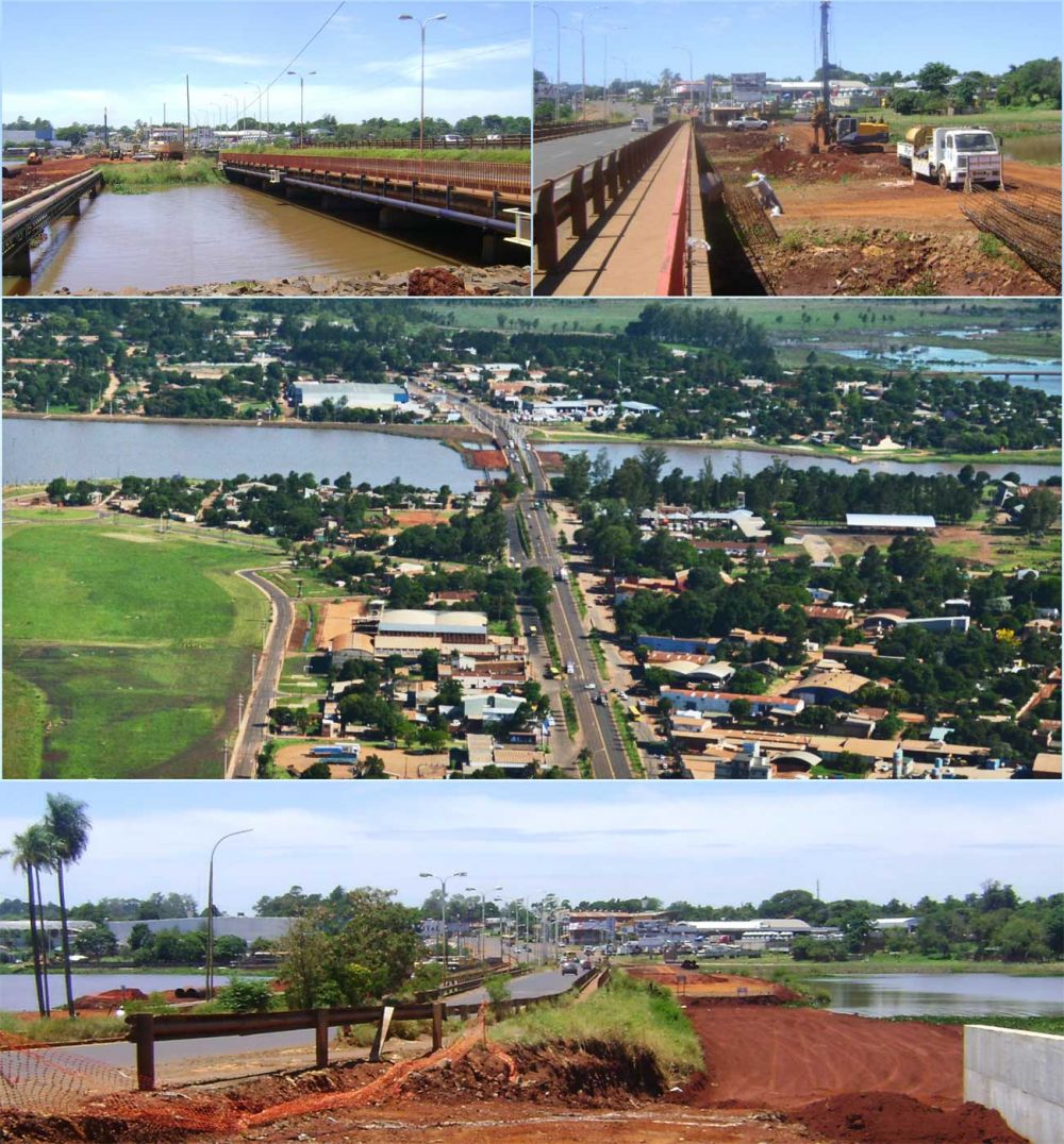 Avanzan los trabajos para la construcci�n de la colectora sobre el arroyo El Zaim�n en la ruta N�12