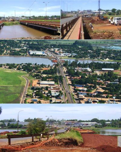 Avanzan los trabajos para la construcci�n de la colectora sobre el arroyo El Zaim�n en la ruta N�12