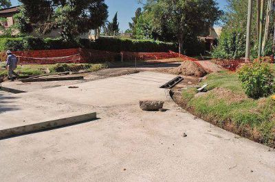 El Municipio realiza trabajos de pavimentaci�n en General Pacheco