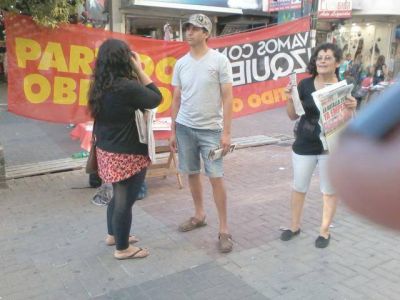 Debate callejero del PO local
