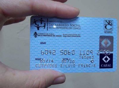 Desarrollo Social realiz� la recarga de la tarjeta alimentaria