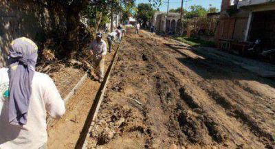 Mantenimiento de la v�a p�blica en diferentes frentes del ejido urbano