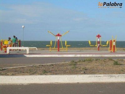San Blas tambi�n tiene su gimnasio al aire libre 