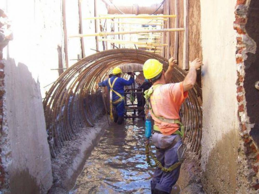 Terminaron una obra de desag�es clave para el barrio Empalme Graneros