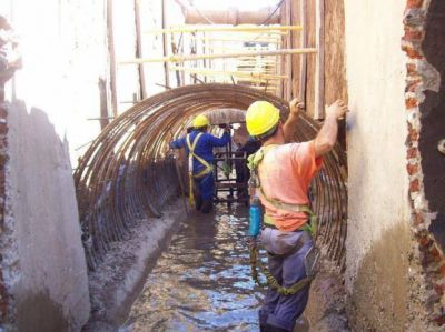 Terminaron una obra de desag�es clave para el barrio Empalme Graneros