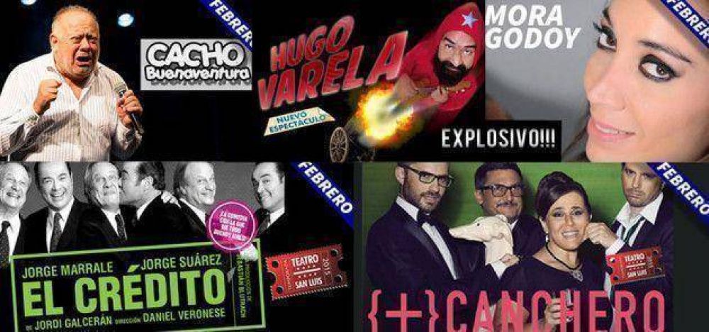 Las obras que se presentan en febrero