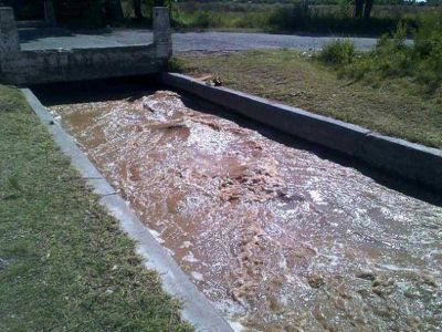Agua �turbia� tras la tormenta
