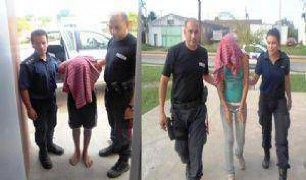 Aprehendidos, efectivos policiales lesionados y dos m�viles da�ados