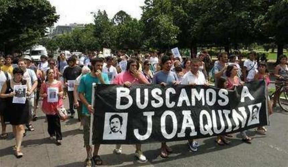 Marcha para pedir por la aparici�n de Joaqu�n Silva