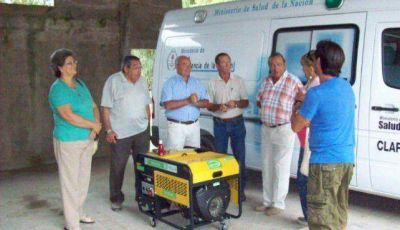 Presentaron el generador el�ctrico del Hospitalito