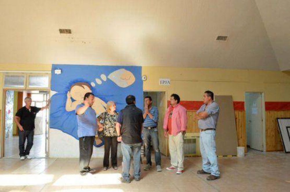 El Consejo Provincial de Educacin realiza refacciones en la EPP N 46 de Rio Gallegos